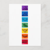 Chakra Mudra Glitter Hands Verticaal Briefkaart (Voorkant)