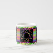 Chakra Nonagram Espresso Kop (Voorkant)