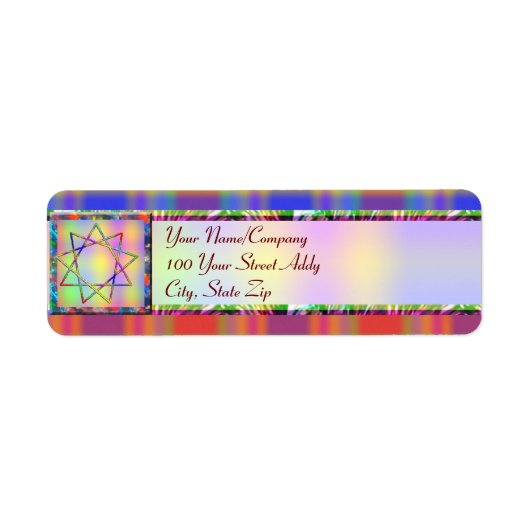 Chakra Nonagram Etiket (Voorkant)