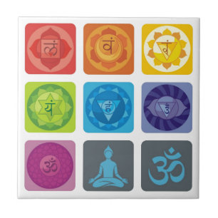 chakra,ohm,aura,zen,chakras,yoga,yogi,genezer tegeltje