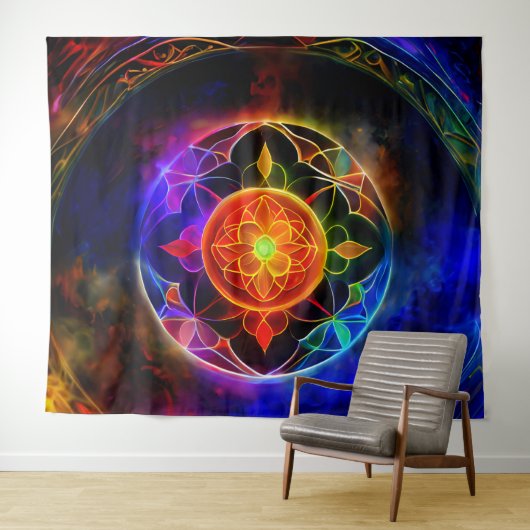 Chakra Orb Wandkleed (In Situ (horizontaal))