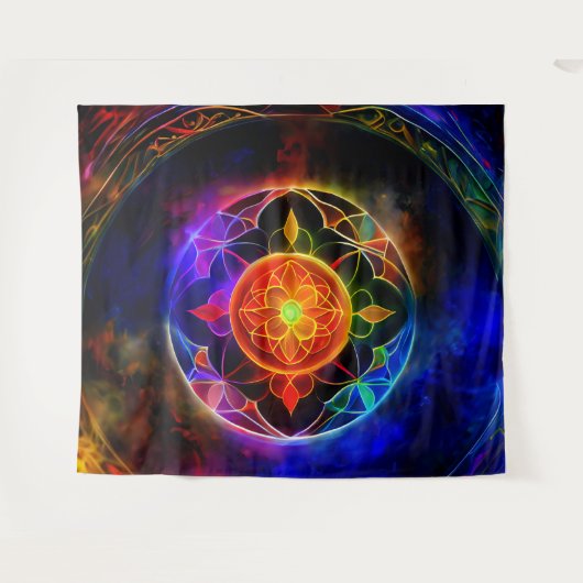 Chakra Orb Wandkleed (Voorkant (horizontaal))