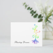 chakra plant, Plantendromen Briefkaart (Staand voorkant)