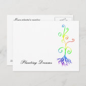 chakra plant, Plantendromen Briefkaart (Voorkant / Achterkant)