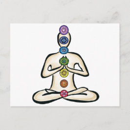 Chakra Powered Briefkaart
