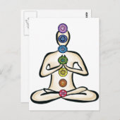 Chakra Powered Briefkaart (Voorkant / Achterkant)