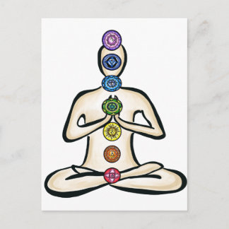 Chakra Powered Briefkaart