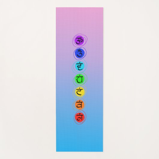 Chakra Powered Meditation Mat (Voorkant)