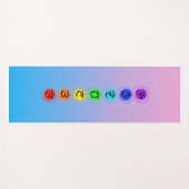 Chakra Powered Meditation Mat (Voorkant (horizontaal))