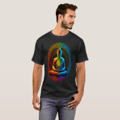 Chakra Rainbow Buddha Circle T-shirt (Voorkant volledig)
