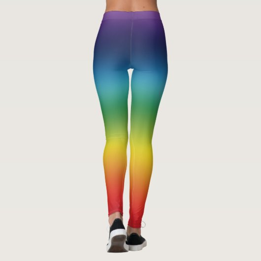 Chakra Rainbow-Leggings Leggings (Achterkant)