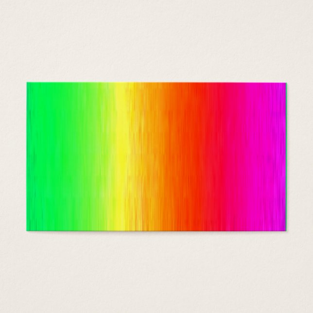 chakra red oranje gele groene turqouise indigo visitekaartje (Voorkant)