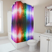 chakra,regenboogkleuren,sparkle,glitter,bokeh,faux douchegordijn (In situ)