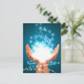 Chakra Reiki Energy zen yoga Briefkaart (Staand voorkant)