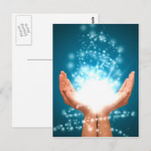 Chakra Reiki Energy zen yoga Briefkaart (Voorkant / Achterkant)