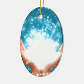 Chakra Reiki Energy zen yoga Keramisch Ornament (Links)