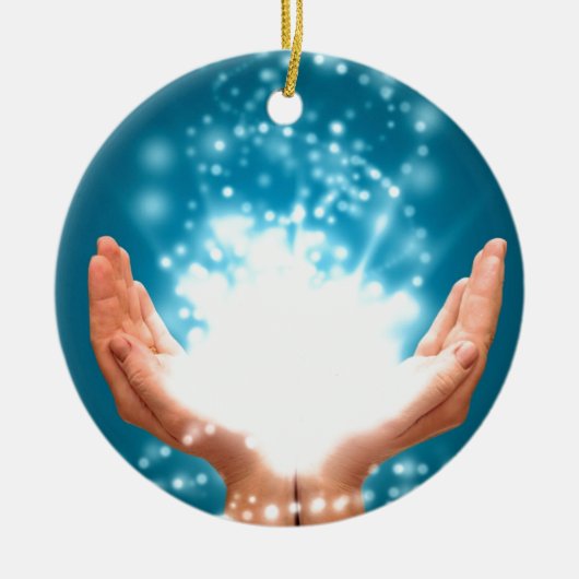 Chakra Reiki Energy zen yoga Keramisch Ornament (Voorkant)