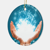 Chakra Reiki Energy zen yoga Keramisch Ornament (Links)