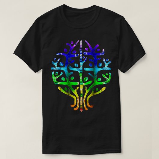 Chakra Reiki Oneness with Universe Symbol T-shirt (Design voorkant)