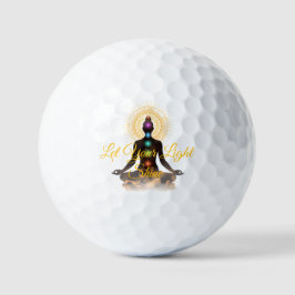 Chakra Silhouette Golf Balls – Let Your Light Shin Golfballen