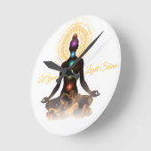 Chakra Silhouette Golf Balls – Let Your Light Shin Ronde Klok (Hoek)