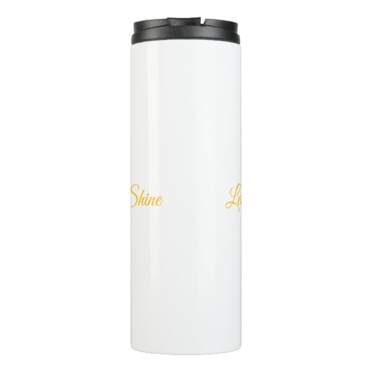 Chakra Silhouette – Let Your Light Shin Thermosbeker (Achterkant)