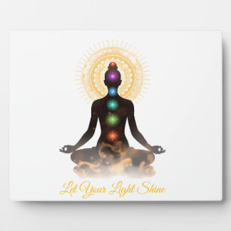 Chakra Silhouette Tafelplaquette met Ezel  Fotoplaat