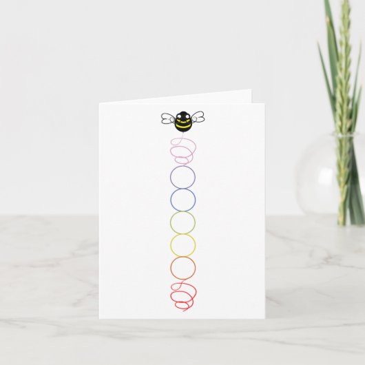 Chakra Spiraal Notitiekaart (Leeg Binnen) (Voorkant)