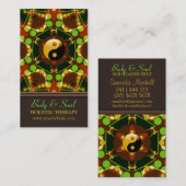 Chakra Star Energy YinYang NewAge-Visitekaartjes Visitekaartje (Voorkant / Achterkant)