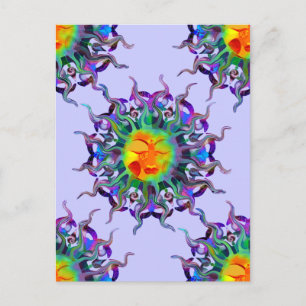 Chakra Sun Light Briefkaart
