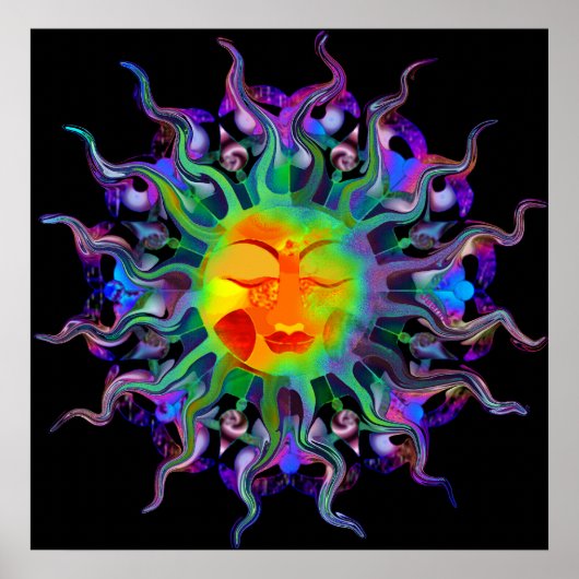 Chakra Sun Print (Voorkant)