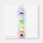 Chakra Symbolen Magnet (Voorkant)