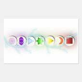 Chakra Symbols Sticker (Voorkant)