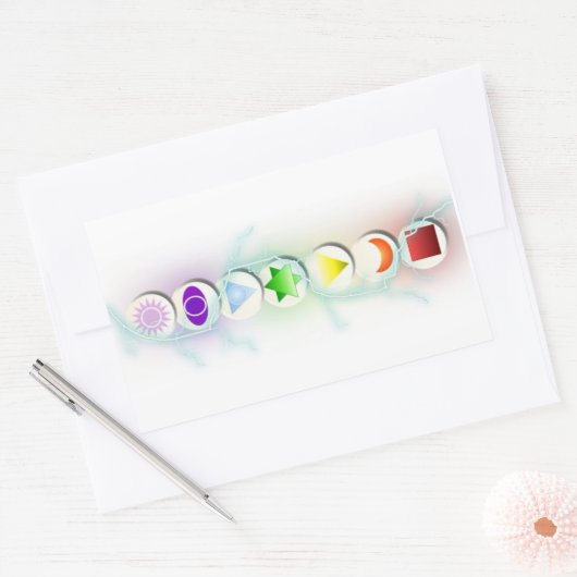 Chakra Symbols Sticker (Envelop)