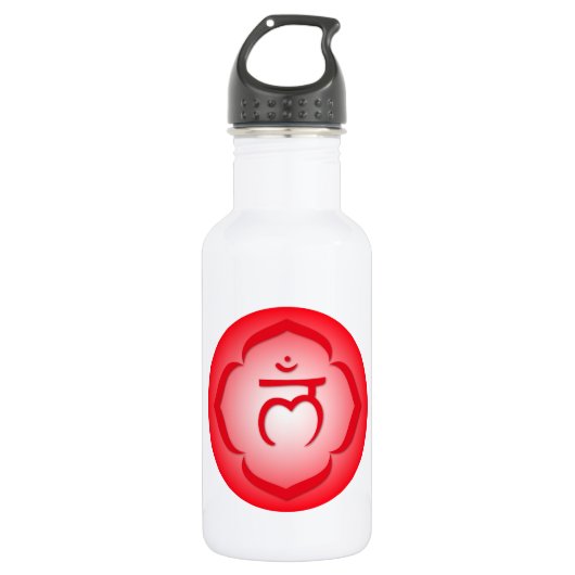 Chakra Symbols Waterfles (Voorkant)