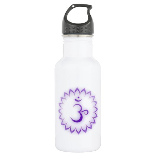 Chakra Symbols Waterfles (Voorkant)