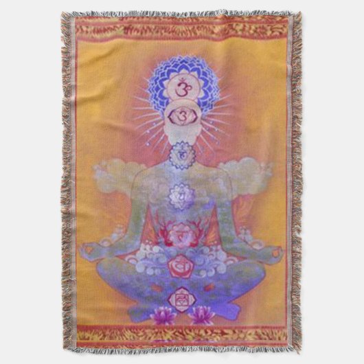 CHAKRA SYSTEEM dekens Deken (Voorkant Verticaal)