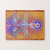 CHAKRA SYSTEEMpuzzle Legpuzzel (Horizontaal)