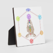 Chakra tafelblad decor fotoplaat (Voorkant)