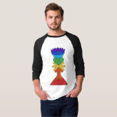 Chakra Tower Raglan T-shirt (Voorkant volledig)
