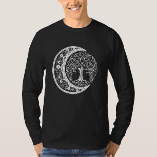 Chakra Tree of Life Mandala Zen Yoga om Symbol Bud T-shirt