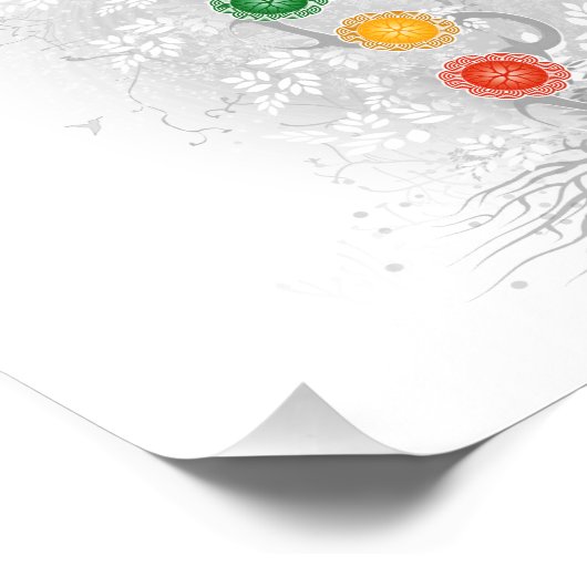 Chakra Tree Poster (Hoek)