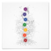 Chakra Tree Poster (Voorkant)