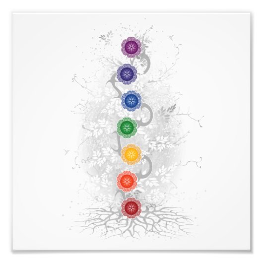 Chakra Tree Poster (Voorkant)