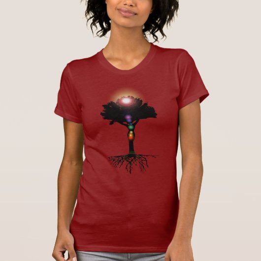 Chakra Tree T-shirt (Voorkant)