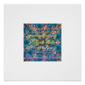 Chakra Tribe 1 Root Bovenkant Perfect Poster (Voorkant)