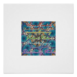 Chakra Tribe 1 Root Bovenkant Perfect Poster