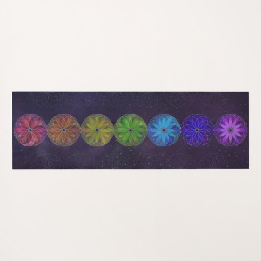 Chakra Universe Yoga Mat (Achterkant (horizontaal))