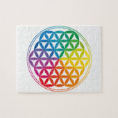 Chakra-ventilator van het Life Grid Legpuzzel (Horizontaal)