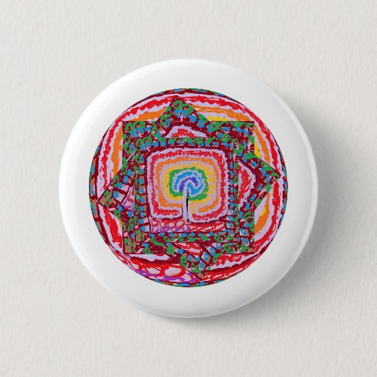 CHAKRA VUEHH RONDE BUTTON 5,7 CM (Voorkant)